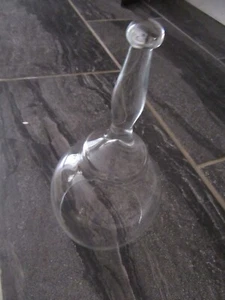 9-1/2 Inch Tall Long Handle Dome Glass Cloche, Cheese Cover, Plant Display Cover - Picture 1 of 3