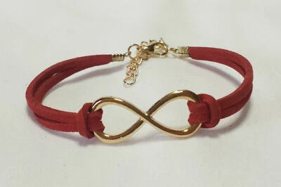 Pulseras Cuerda Cáñamo Símbolo Infinito 11 Colores Elegante Genial Amistad Para Siempre Foto 1 de 4