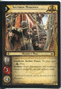 Tarjeta CCG El Señor de los Anillos RotK 7.R167 Southron Tiradores - Imagen 1 de 1