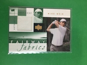F149,754 2002 Upper Deck Fairway Fabrics #MWFF Mike Weir - Picture 1 of 1
