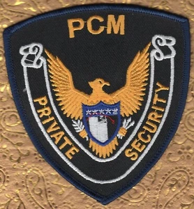 PCM Private Security Shoulder Patch - Picture 1 of 2