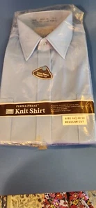 Vtg Deadstock 60s-70's Sears Perma -Prest Long Sleeve Knit Sears Polyester shirt - Picture 1 of 12