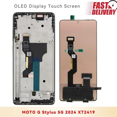 Tela OLED digitalizador tela sensível ao toque para Motorola MOTO G Stylus 5G 2024 XT2419 - Imagem 1 de 4