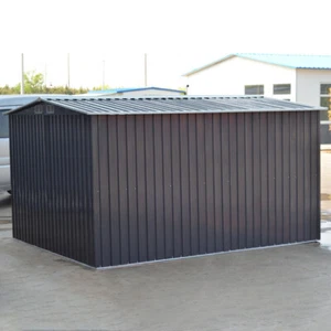 Large Metal Garden Shed - Cape/flat Top Design with Free Base 4x6 Ft -10x8 Ft - Picture 1 of 21