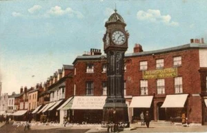 PRINTED POSTCARD OF THE HIGH STREET AND CLOCK TOWER, SHEERNESS-ON-SEA, KENT - Imagen 1 de 2
