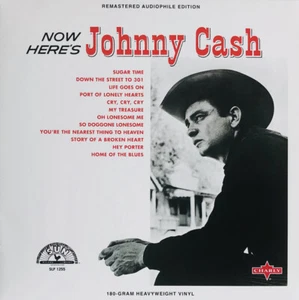Johnny Cash - Now Here's Johnny Cash (LP, Album, Ltd, RE, RM, Red) (Mint (M)) - Picture 1 of 5