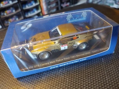Spark Mad010B(DIRTY) PORSCHE 924 Gts W Rohrl Rally METZ 1981 -  1:43 RARE Night - Immagine 1 di 4