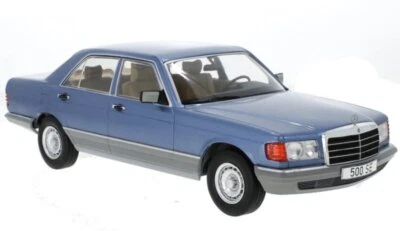MODELCAR GROUP MB Mercedes Benz S Klasse - W126 - 1979 - bluemetallic - MCG 1:18