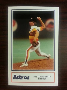 1986 Houston ASTROS policía #11 Dave Smith estado de San Diego aztecas Poway CA como nuevo - Imagen 1 de 2