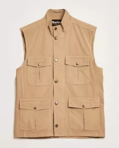 🔵Barbour – Casual Corrbridge Gilet MGI0284 Beige New SS25 - Imagen 1 de 5