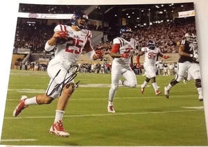 Cody Prewitt signiertes 8x10 Fußball Foto Ole Miss mit Echtheitszertifikat & Proof Photo B - Bild 1 von 3
