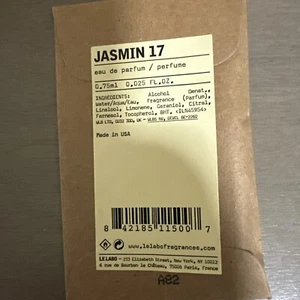 Le Labo Jasmin 17 Eau De Parfum sample 0.025oz / 0.75ml - Picture 1 of 4