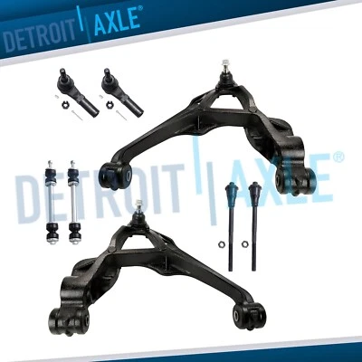 Brazos de control inferiores delanteros barras estabilizadoras kit de extremos de varilla de amarre para Silverado Sierra 2500 HD Foto 1 de 4