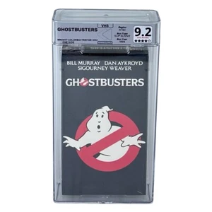 New Ghostbusters VHS Factory Sealed 9.2 Rewind Graded Columbia Watermark Tape - Foto 1 di 6