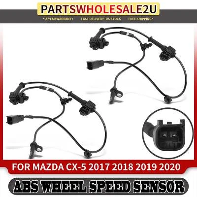 2x Front Left & Right Side ABS Wheel Speed Sensor for Mazda CX-5 2017 2018-2020 - Image 1 of 4