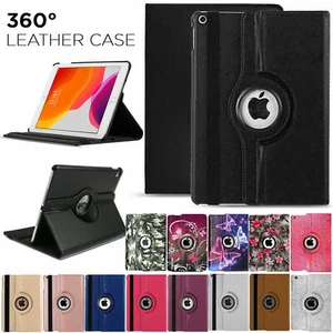 For Apple iPad 9th Generation 10.2" 2021 360° Rotating Smart Leather Case Cover - Picture 1 of 15
