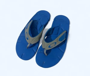 Sandalias OAKLEY Factory Lite Tanga Chanclas Blanco Gris Espuma Sin Cordones Para Hombres 7 - Imagen 1 de 6