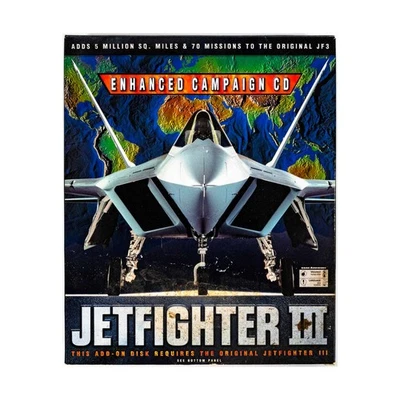 Mission Studios Computer Games Jetfighter III - Enhanced Campaign VG+/NM - Image 1 of 2