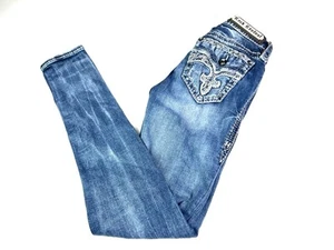 Rock Revival Yui Mid-Rise Skinny Jeans Distressed Damen Gr. 25 - Bild 1 von 10