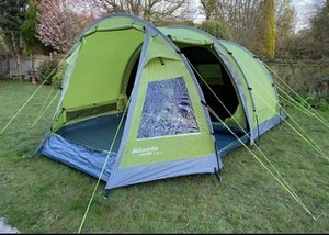 Eurohike Rydal 500 Fiberglass Pole Tent Green plus roomy side extension - Picture 1 of 4