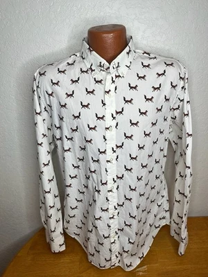 Camisa Para Hombres Bonobos L/S Botón Frontal Calce Ajustado | Grande L | Zorro | Algodón Foto 1 de 4