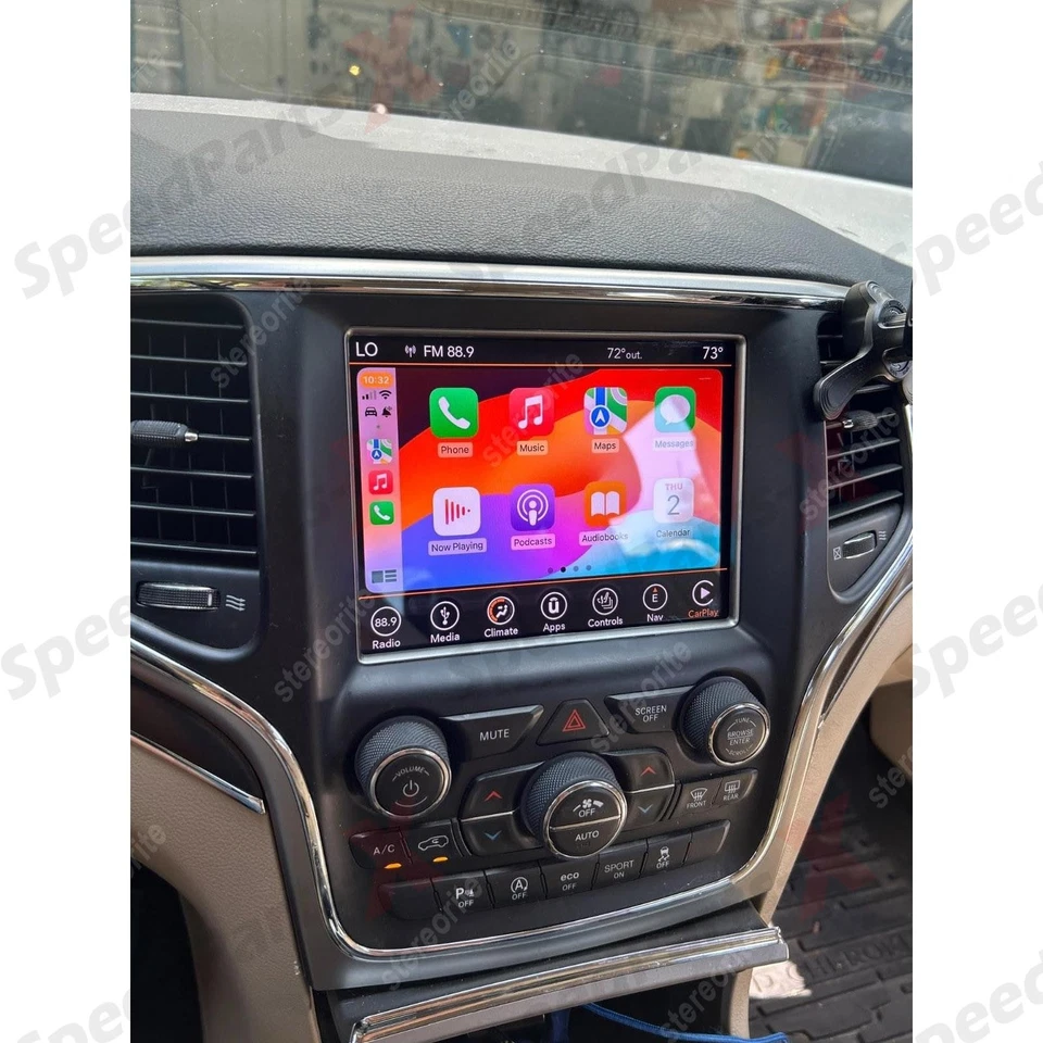 For Jeep Grand Cherokee 2015-2021 8.4" Apple Carplay Radio Android 14.0 GPS WIFI Foto 1 de 4