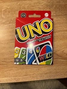 Original Standard Uno Card Game by Mattel - Picture 1 of 4