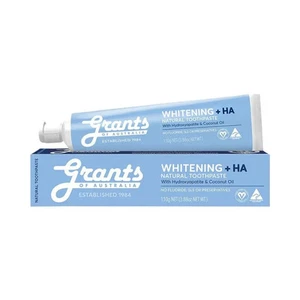 Grants Whitening + HA Natural Toothpaste Hydroxyapatite & Coconut Oil 110g - Picture 1 of 1