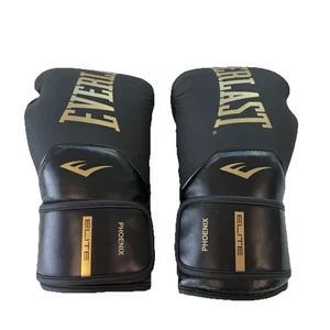 Everlast Pro Styling Elite Training Boxing Gloves Black 14oz New! - Picture 1 of 3