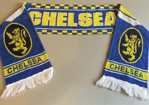 Vintage Chelsea FAN Football Soccer Yellow Blue - Picture 1 of 4