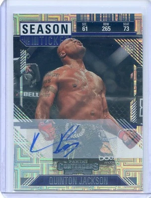 2025 Panini Contenders PFL QUINTON JACKSON RAMPAGE #63 SEASON TICKET AUTO - Image 1 of 2