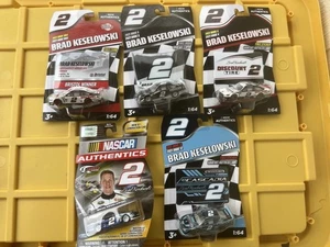 5 NASCAR AUTHENTICS 1:64 BRAD KESELOWSKI #2 CARS - Picture 1 of 13