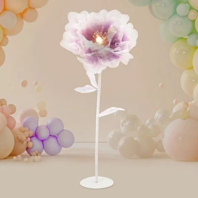 Flower Decoration with Light, Large Electric Auto-Open Artificial Flower - Image 1 of 4