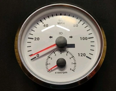  Speedometer With Tachometer 8000 RPM - Image 1 of 4