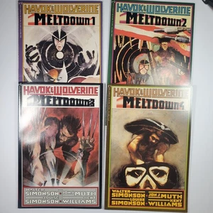 Epic Comics Lot Havak & Wolverine Meltdown #1-4 VF/NM 1988 Complete Series - Picture 1 of 9