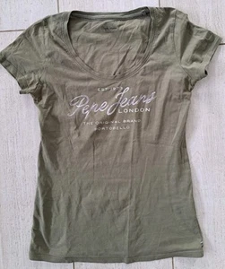 +++ Pepe Jeans T-Shirt Gr. S oliv grün +++ - Bild 1 von 6