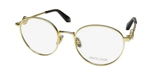 NUEVAS GAFAS ROBERTO CAVALLI VRC047 ITALIA MUJER 0400 52-20-145 ORO REDONDO - Imagen 1 de 8