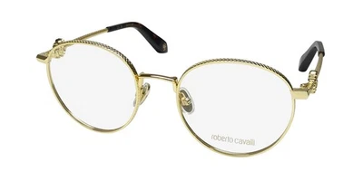 NUEVAS GAFAS ROBERTO CAVALLI VRC047 ITALIA MUJER 0400 52-20-145 ORO REDONDO Foto 1 de 4