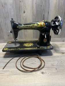 VINTAGE 1973 Reproduction Singer Sphinx Decal Treadle Sewing Machine Sold As Is - Picture 1 of 17