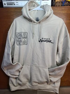 Avatar the Last Airbender Sweatshirt Hoodie Beige Größe L - Bild 1 von 11