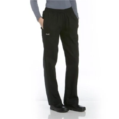 NUEVO CON ETIQUETAS PANTALÓN CHEFWEAR MUJER CHEF NEGRO Foto 1 de 2