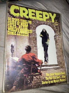 CREEPY #3 (VG/F) 1965 FRANK FRAZETTA COVER ART! SILVER AGE WARREN MAG-EXCELLENT - Picture 1 of 9