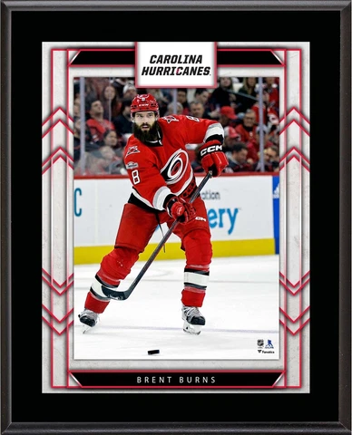 Brent Burns Carolina Hurricanes 10.5" x 13" Sublimated Player Plaque Cover