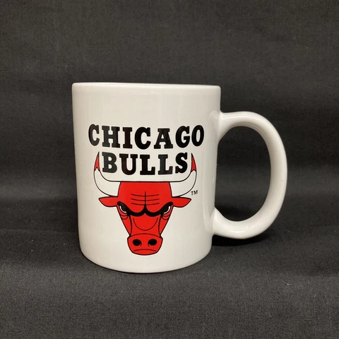 Vintage NBA Chicago Bulls Coffee Mug Cup Ceramic 1990’s Cover