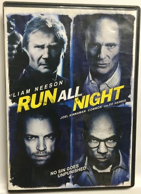 Run All Night (DVD,2015,Widescreen) Liam Neeson, Ed Harris, Fantastic! - Image 1 of 3