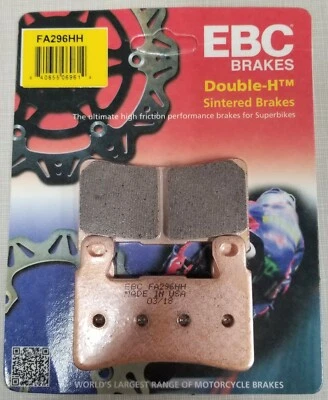 Juego de 1 pastillas de freno sinterizadas EBC FA296HH para Harley Softail XR1200 CBR ZX6 DELANTERAS  Foto 1 de 3