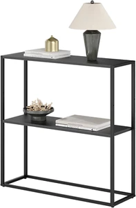 Small Entryway Table, 29.5" Narrow Console Table with Shelves, Sofa Table, Co... - Picture 1 of 2