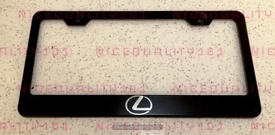 Laser Engraved Etched Lexus Stainless Steel Finished License Plate Frame - Image 1 of 2