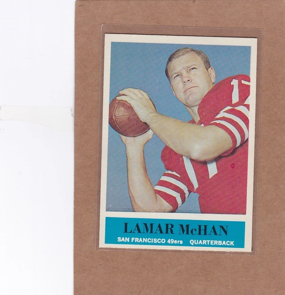1964 PHILADELPHIA FOOTBALL LAMAR MCHAN #163 49ERS EXMT/EXMT+ *A36585 - Image 1 of 1
