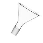 Compact Glass Funnel with Thick Short Neck for Easy Filling